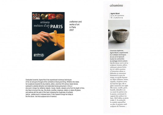 Presse : Guide Artisans et Métiers d'Art à Paris