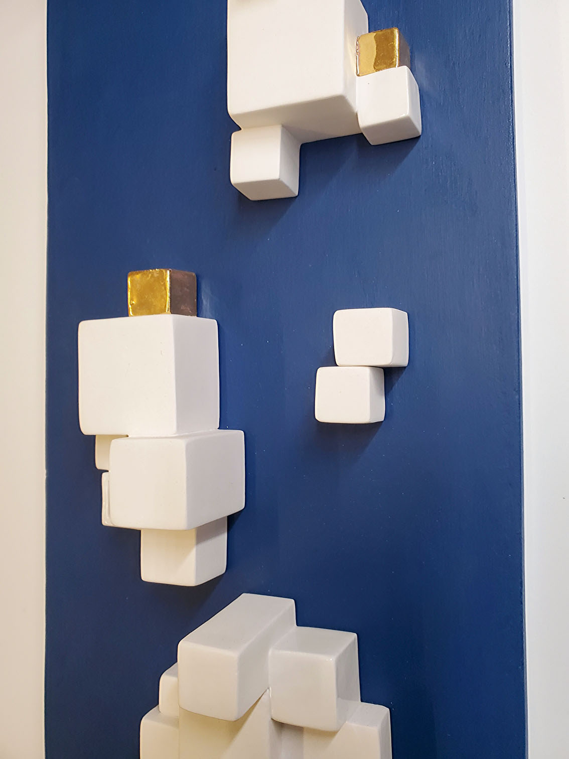 Panneau mural bleu nuit